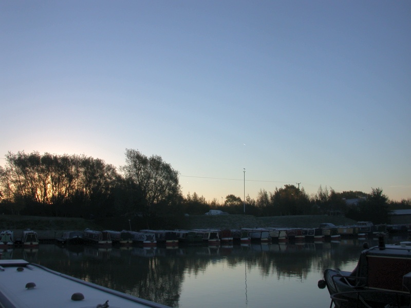 Sunrise in Calcutt Marina