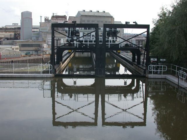 Anderton Lift from the top