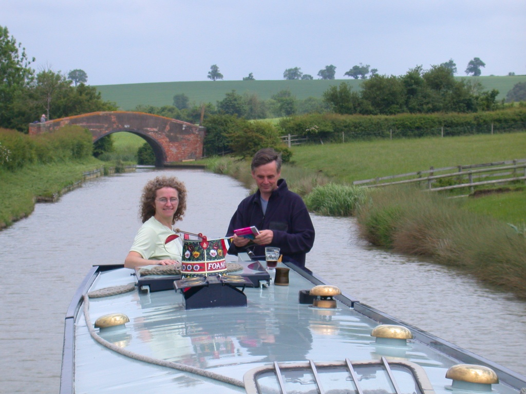 Diane's on the beer, Rob the coffee!