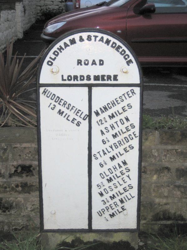Mile post by The Navgation