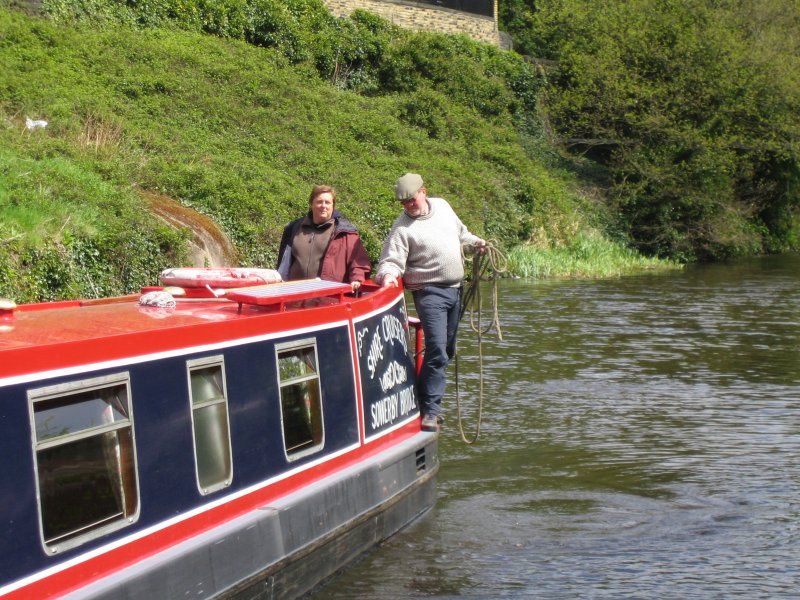 Coming into land at Sowerby bridge