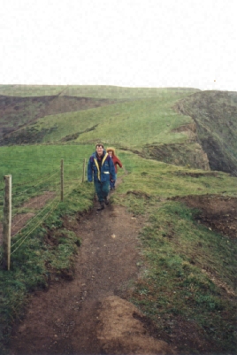 A walk along the cliff path