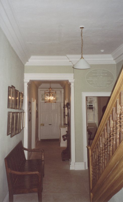 Looking towards the front door