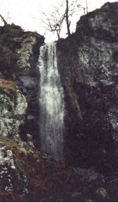 Waterfall in Gargunnock village