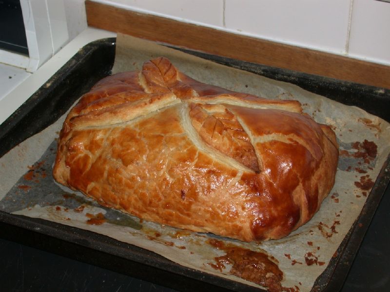 Debbie's first Beef Wellington - jolly nice it was too!