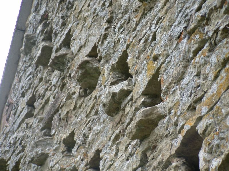 The dove holes in the barn