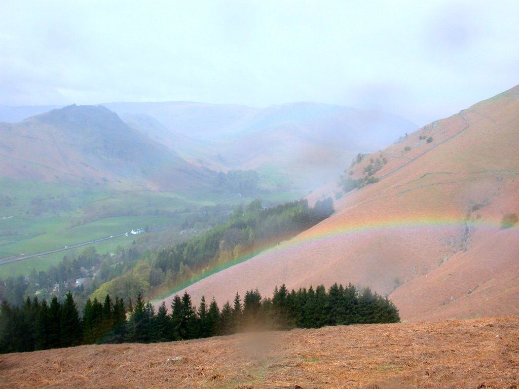 Descending from Alcock Tarn