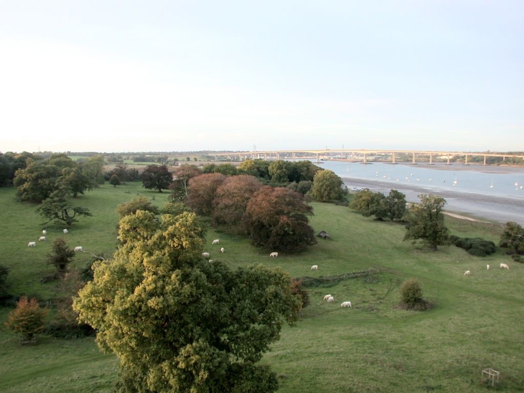 View of A12 bridge from the top