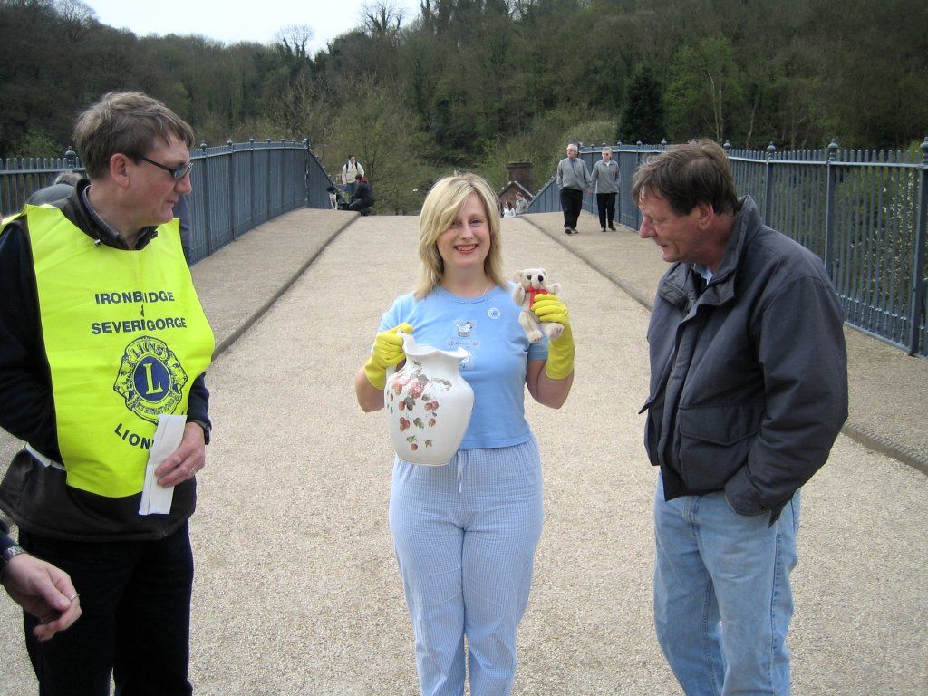 Wendy raising money for the Lions