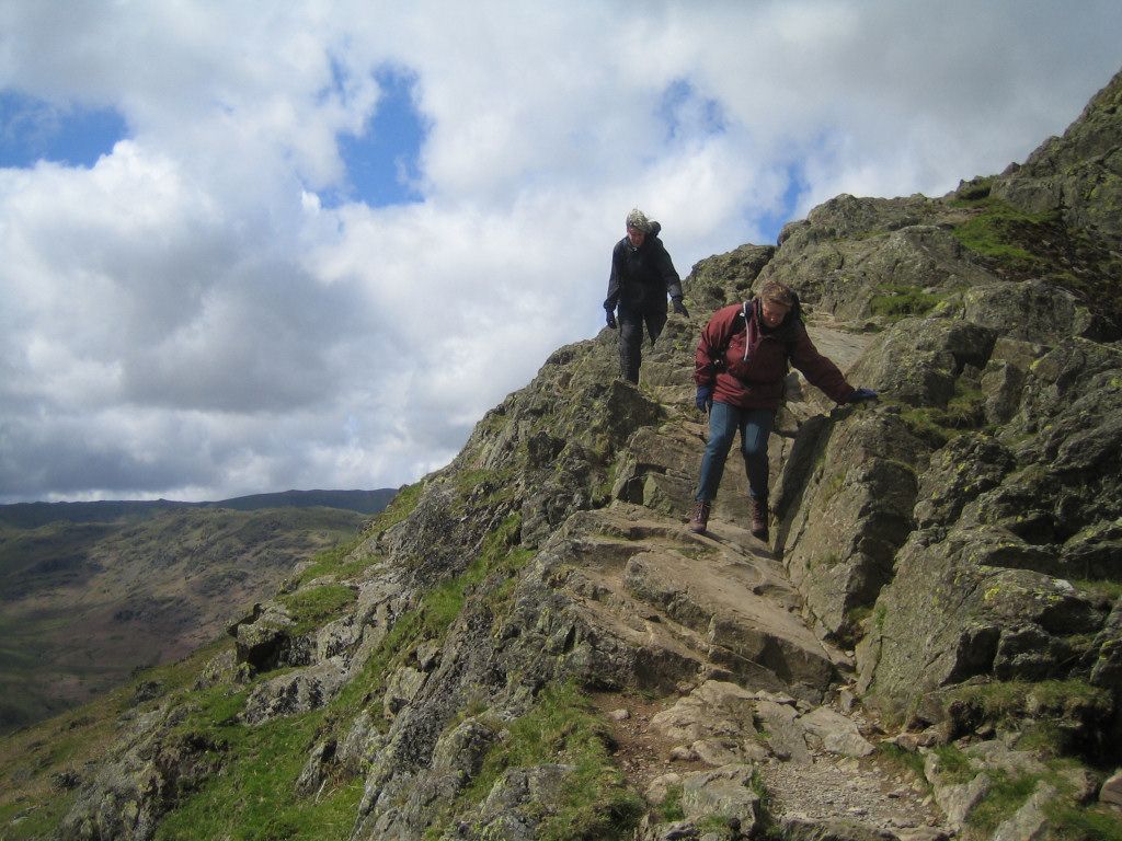 Coming down from Helm Crag