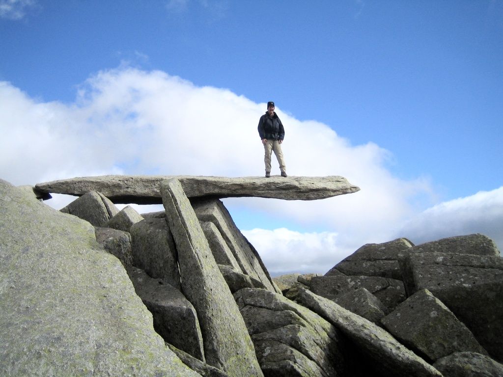 Cantilever on Glyder Fach