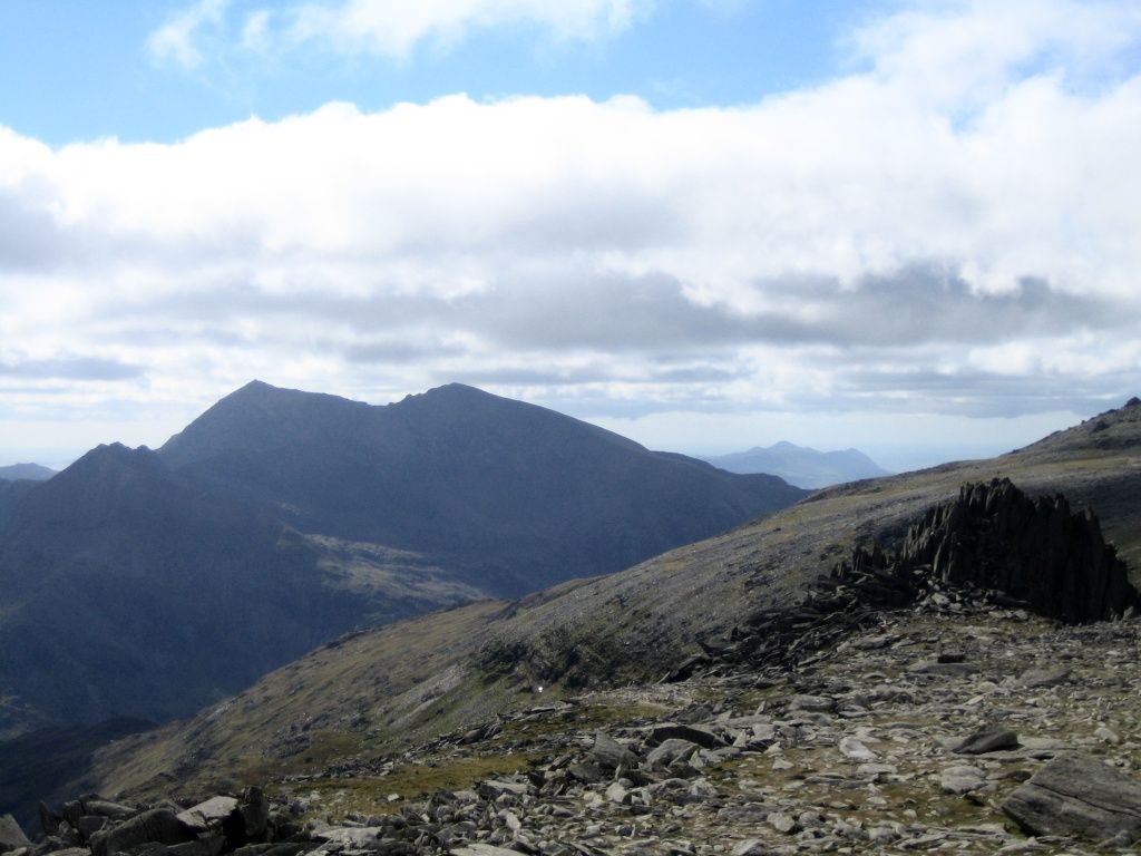 The Castle with Snowdon behind