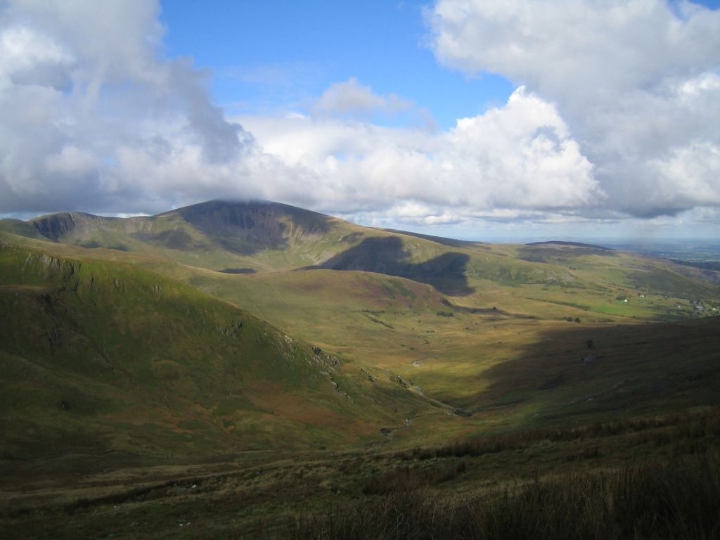 The Glyders, where we were yesterday