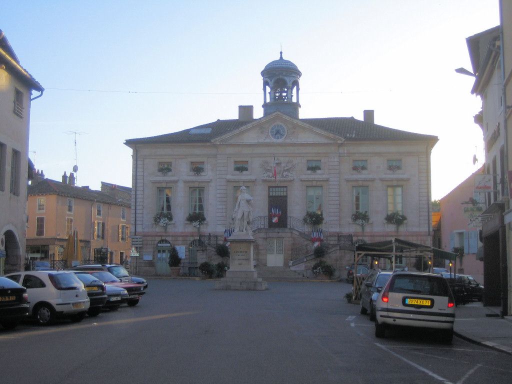 Main square in Tournus