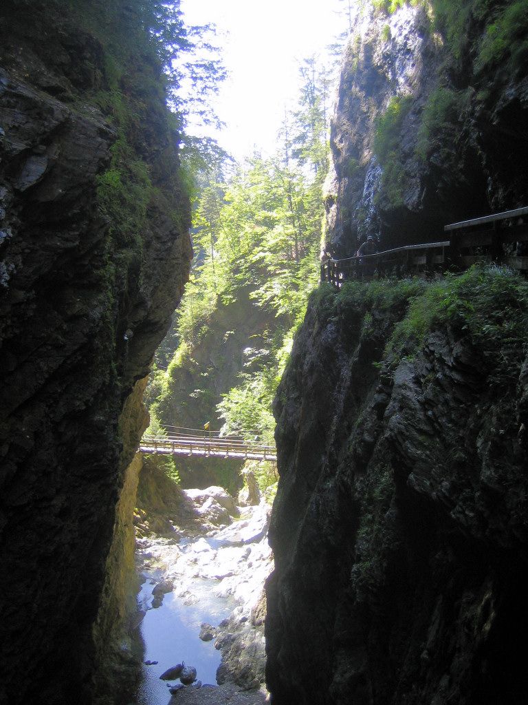 Les Gorges de la Diosaz (note path in distance)