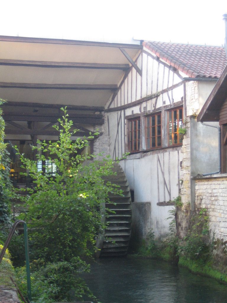 Water wheel at the hotel